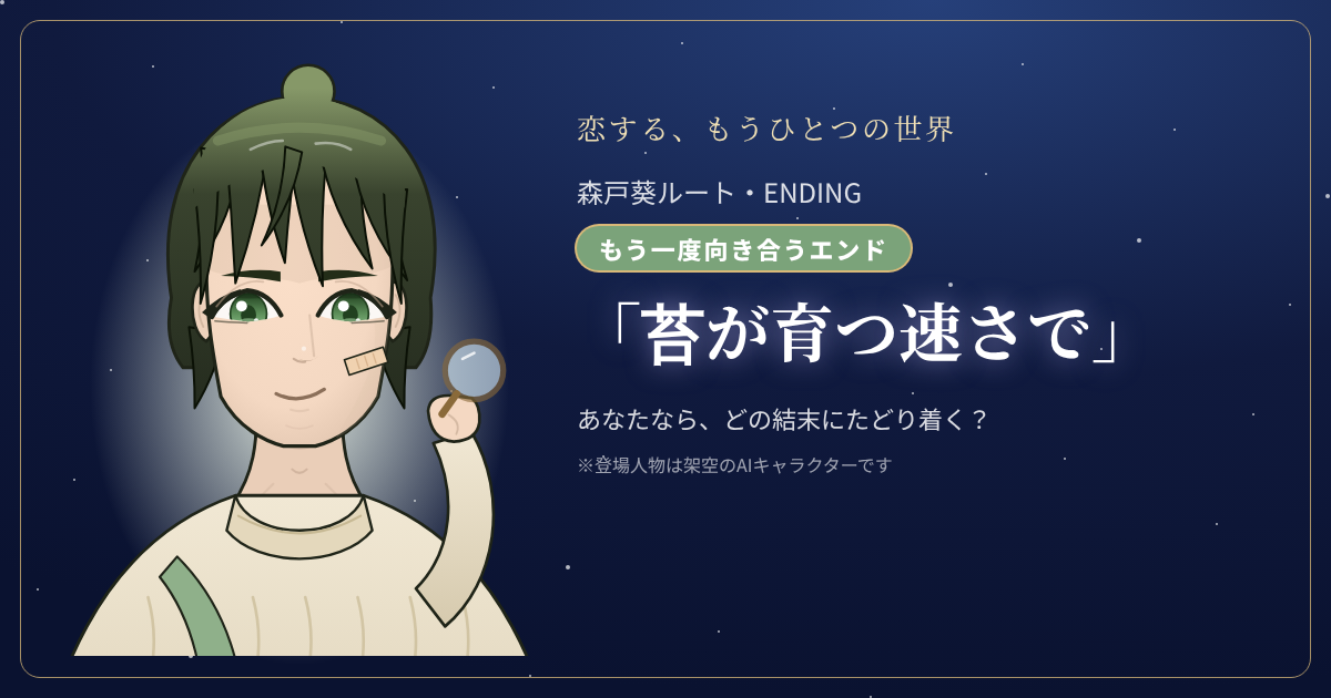 森戸葵ルートの結末「苔が育つ速さで」